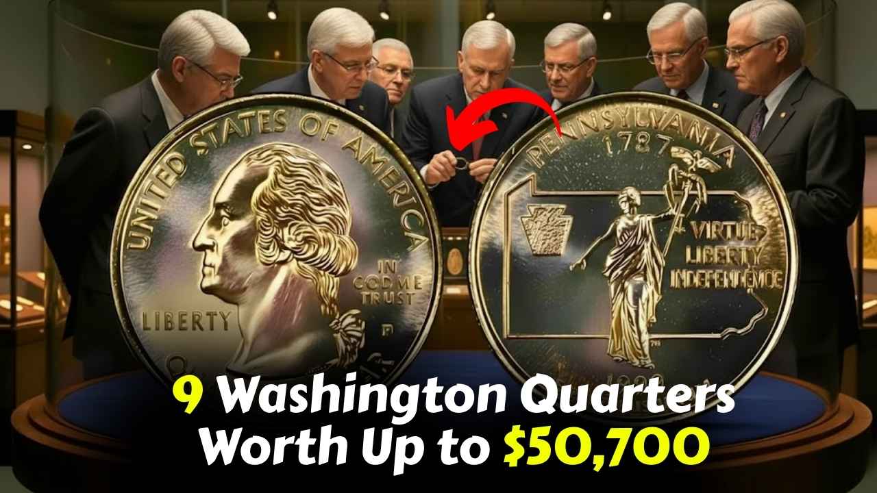 9 Most Valuable Washington Quarters in 2025 – Rare U.S. Coins Worth Up to $50,700